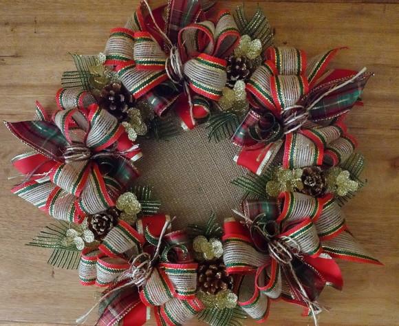 Guirlanda de Mesa para Arranjo de Natal