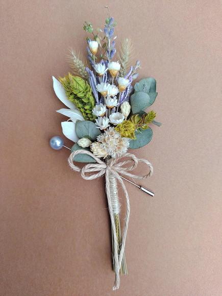 Lapela Floral - Flores Brancas