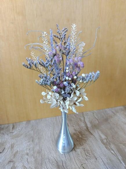 Arranjo com Flores Desidratadas