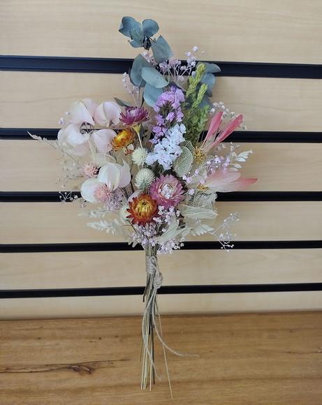 Mini Buque com Flores Desidratadas