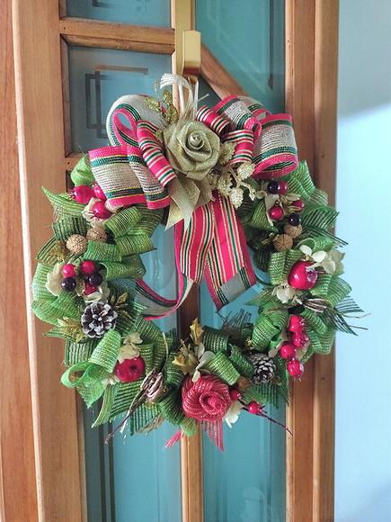 Guirlanda de Natal Rústica - 35cm