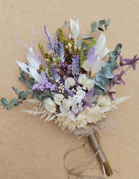 Buque de Noiva M- Lavanda Desidratadas