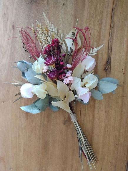 Mini Buque com Flores Desidratadas - Marsalal (35cm)
