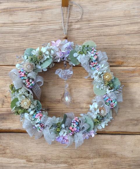 Guirlanda Dia-a-dia com Hortensias (30cm)