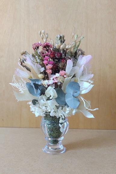Mini Arranjo com Flores Desidratadas