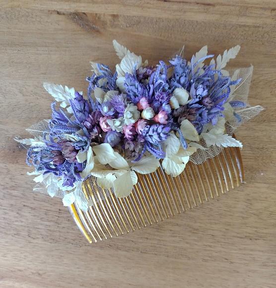 Pente Decorado - Lavanda