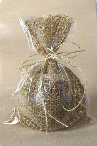 Embalagem de Juta - 25x35cm (Especial Ouro)