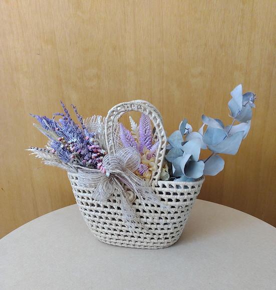 Sacolinha com Flores Desidratadas