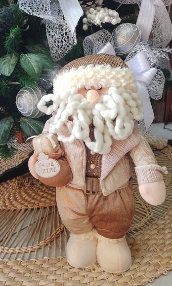 Papai Noel de Pé com Presente (45cm)