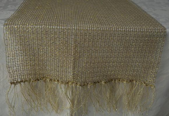 Trilho de Mesa de Juta | Ouro (medida 2,0m)