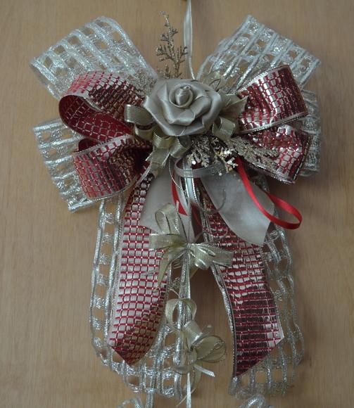 Laço para Porta - Natal Dourado