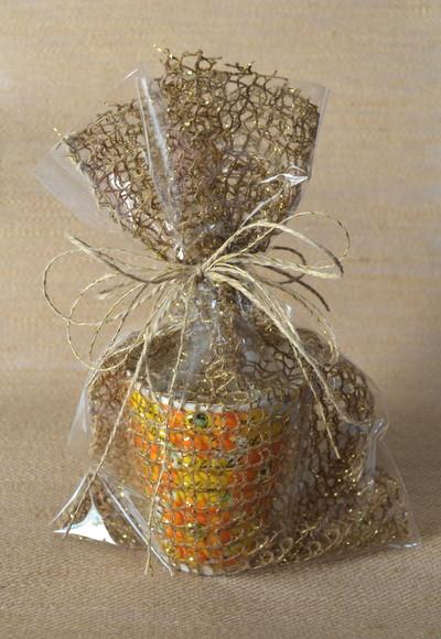 Embalagem de Juta - 20x30cm (Especial Ouro)