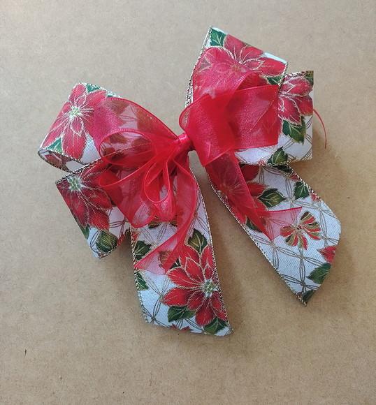Laço de Natal - Poinsetia