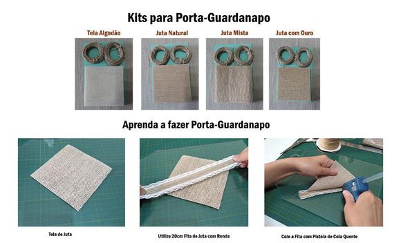 Kit p/fazer Porta-Guardanapos