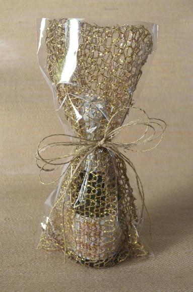 Embalagem Juta 15 x 30cm - Especial Ouro