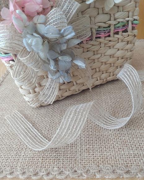 Fita de Juta 7020 - Trama Aberta (largura 2,0 Cm)