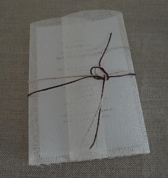 Tela para Convite (20x30cm) - 10 unidades