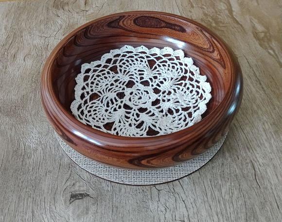 Bowl M Com Crochê E Base De Juta