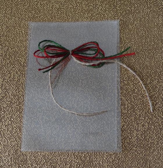 Saquinho Poli (12x25cm) + Laço