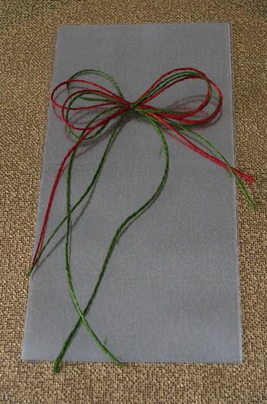 Saquinho Poli (18x40cm) + Laço
