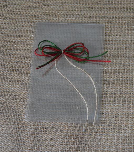 Saquinho Poli (12x20cm) + Laço