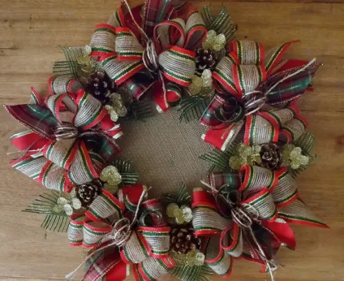 Guirlanda de Mesa para Arranjo de Natal