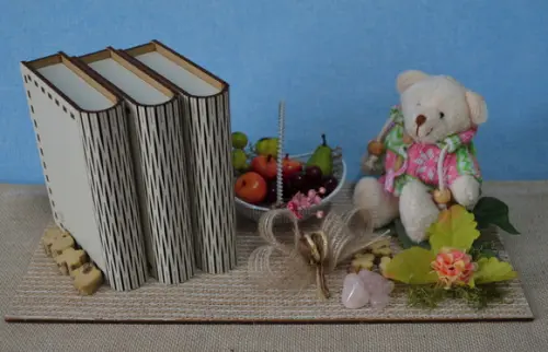 Biblioteca do Bebê - Ursinha Capuz Rosa/Verde