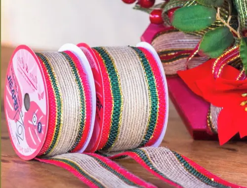 Fita de Juta Natal - Modelo 4338