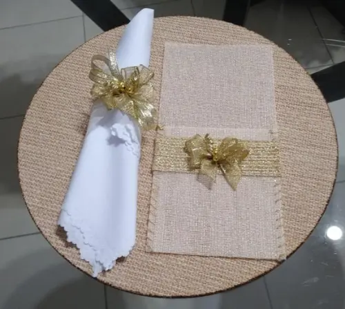 Kit Sousplat Dourado