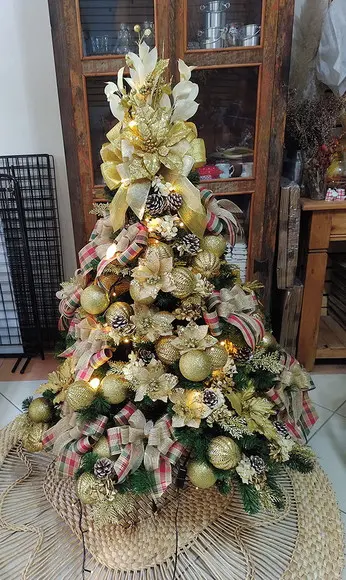 Arvore de Natal - Dourada (1,20m)