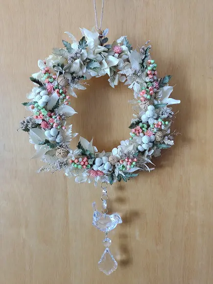 Mini Guirlanda com Flores Desidratadas