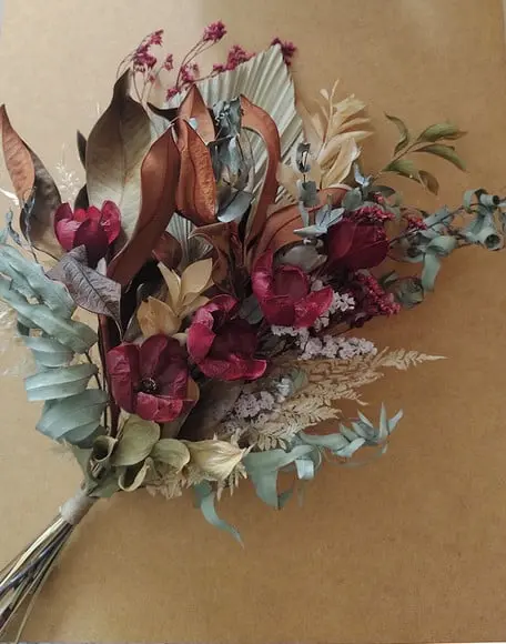 Buque Flores Desidratadas - Marsala