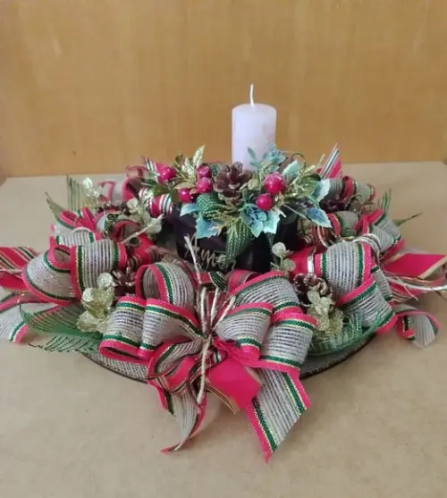 Guirlanda de Mesa para Arranjo de Natal
