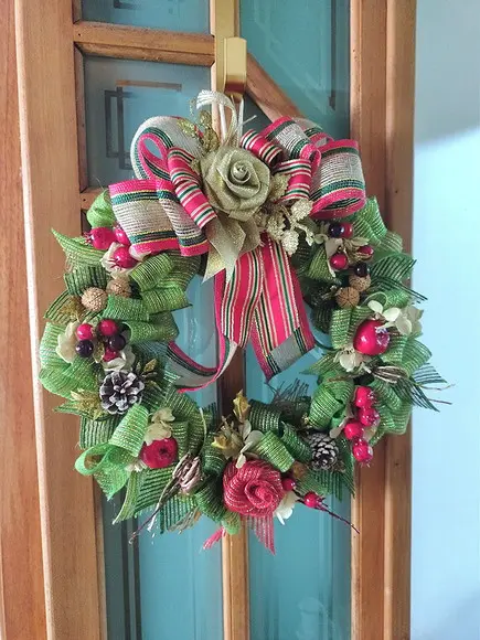 Guirlanda de Natal Rústica - 35cm