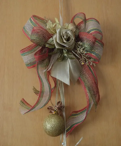 Laço para Porta - Natal Rústico
