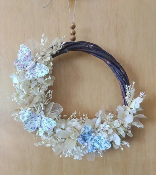Guirlanda Rústica - Flores Desidratadas