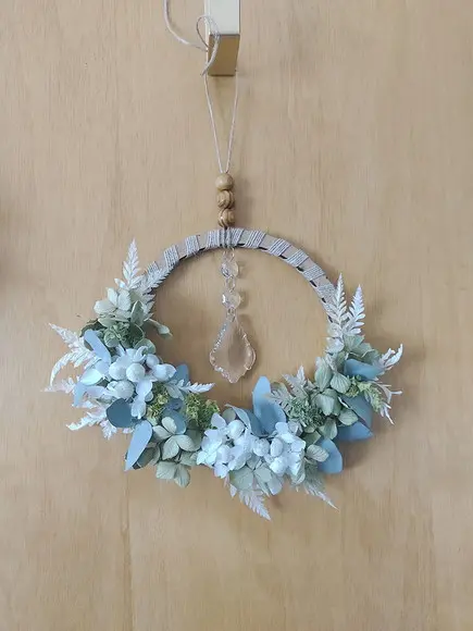 Mini Guirlanda com Flores Desidratadas