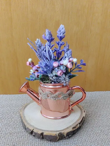 Arranjo Lavanda E Sempre Viva