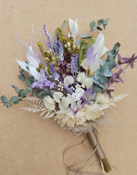 Buque de Noiva M- Lavanda Desidratadas