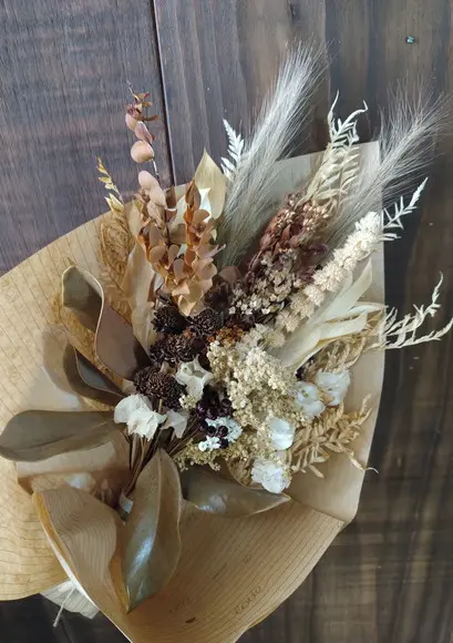 Buque de Flores Desidratadas - Terroso