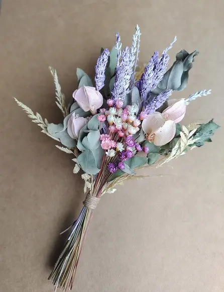 Mini Buquê Lavanda (25cm)