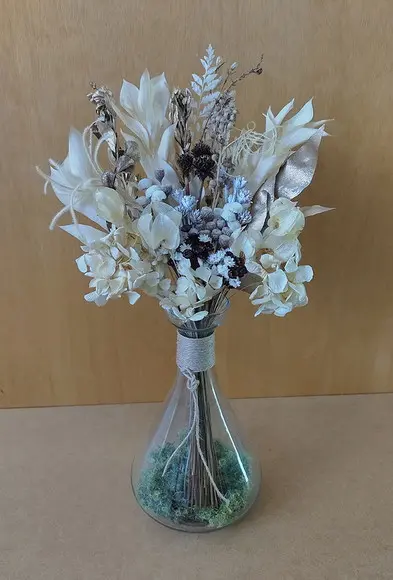 Buque com Flores Desidratadas para Vaso (45cm)