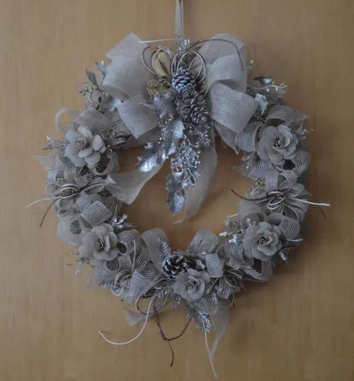 Guirlanda Rústica de Natal (46cm)