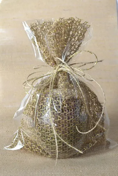 Embalagem de Juta - 25x35cm (Especial Ouro)
