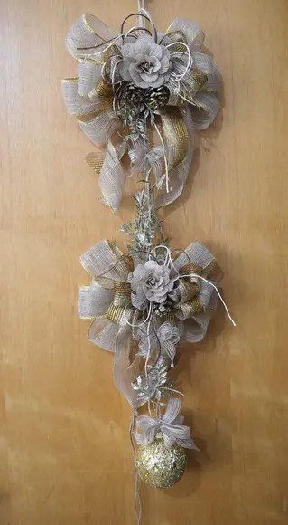 Laço para Porta - Natal Rústico