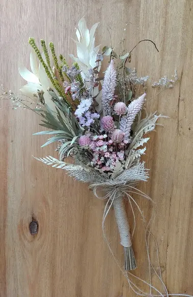 Buque Mix Flores Desidratadas - Rosa Bem Clarinho
