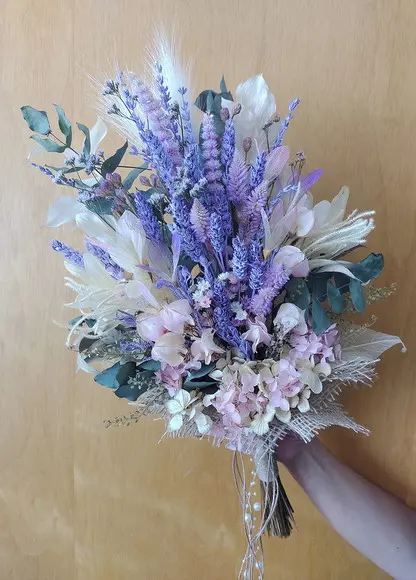 Buque de Noiva G - Lavanda Desidratadas