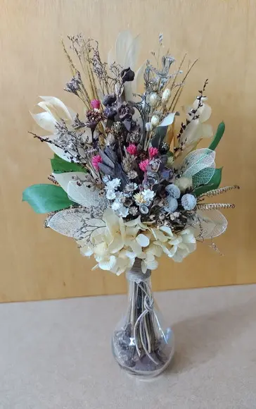 Arranjo Com Flores Desidratadas