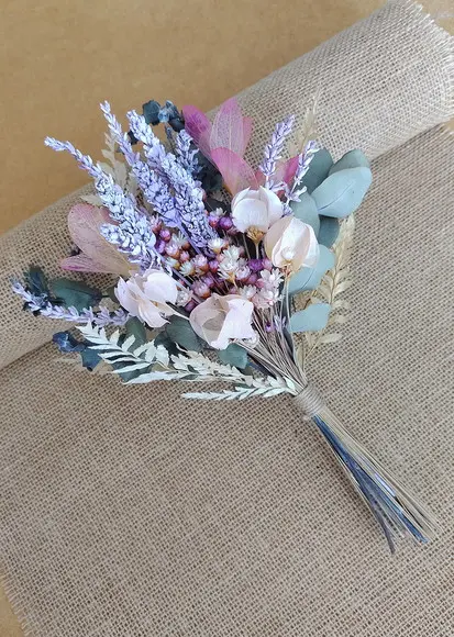 Mini Buque com Lavanda Desidratadas (25cm)