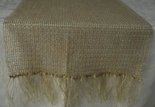 Trilho de Mesa de Juta | Ouro (medida 2,0m)